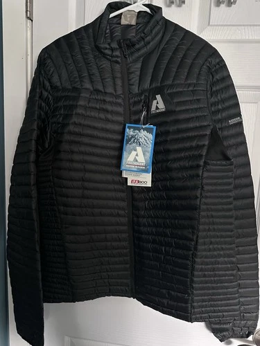 Eddie Bauer First Ascent MicroTherm Down Jacket Men's LT Black EB800 NWT - product listing photo
