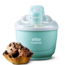 Americana by Elite 1qt Electric Ice Cream Maker with Quick Freeze Bowl