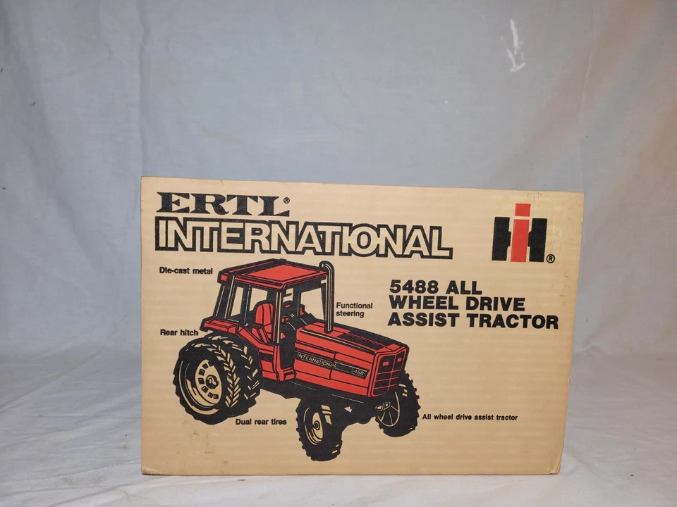 1/16 ERTL CASE INTERNATIONAL 5488 FRONT WHEEL ASSIST W/REAR DUALS SEE DESCR - Image 4 of 4
