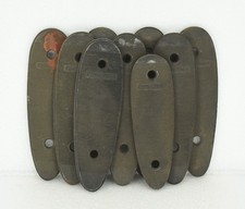 Gunshow Lot 9x Vintage Original Remington Grooved Aluminum Butt Plates