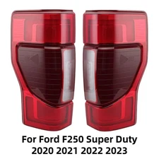 2PCS LED Tail Lamp With Blind Spot Fit Ford SUPER DUTY F250/F350 2020-2022 2023