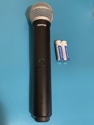 SHURE PG58 BLX2 H10 542-572MHZ WIRELESS MICROPHONE W/BATTERIES