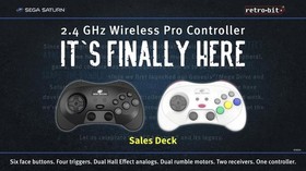 2.4GHz Wireless Pro Controller for Sega Saturn - RetroBit