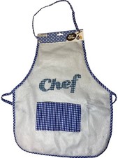 Child's Blue Chef Play Apron Costume Accessory Set