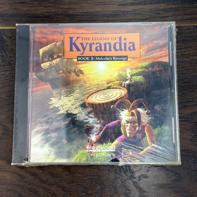 Legend of Kyrandia Book 3: Malcolm's Revenge (PC) Brand New Sealed CD ROM Only