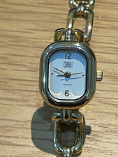Carvel Quartz Women?s Analogue Quartz Gold Metal Bracelet White Dial Ref 432