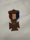 Antique Original 1883 Womens Relief Corps Civil War Ribbon with Medal
