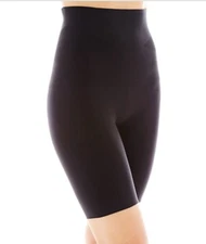 Maidenform Seamless Hi-Waist Thigh Slimmers 12622, Black, Small, $53