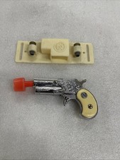 Vintage Nichols DynaMITE Toy Cap Gun with Holster Needs Spring Repair