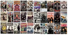 Large 20x30cm Retro Replica Music Pop Rock Bands Groups Metal Wall Signs Plaques