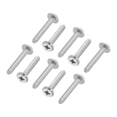 Rundkopf Phillips-Schrauben, 40 Stück M3-0,5 x 18mm für 304 Edelstahl