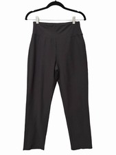 Eileen Fisher High Waist Slim Pants Petite Small PS Espresso Stretch NWOT