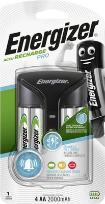 Energizer Pro Charger inkl. 4-Mignon AA  Akkuladegerät