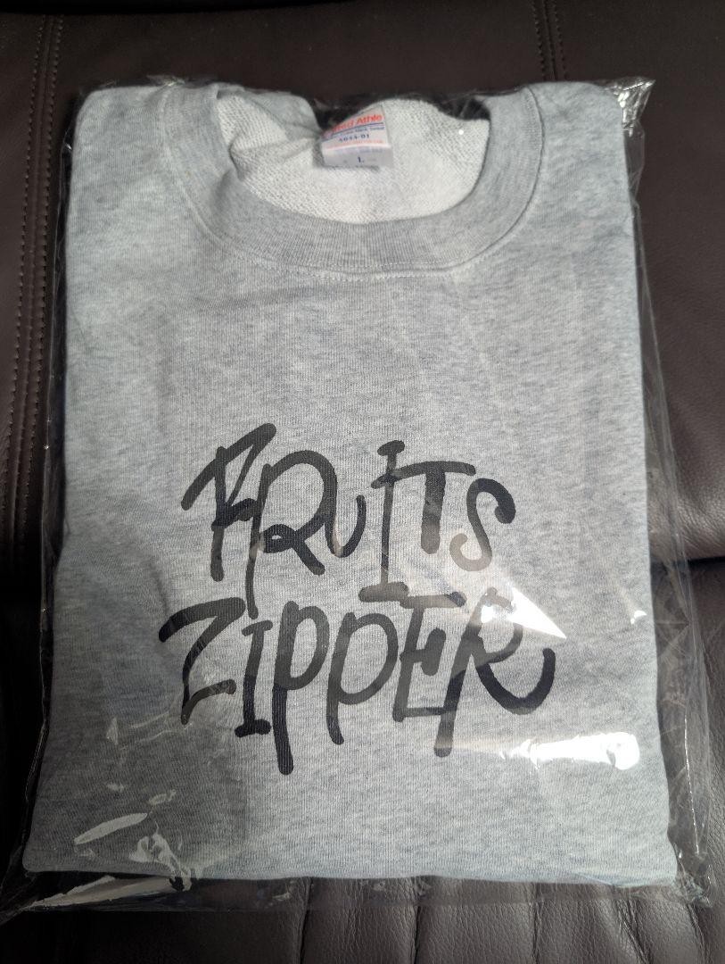 フルーツジッパー FC限定 スウェット FRUITS ZIPPER 【FC限定】スウェット(グレー)Lサイズ ASOBIMALL