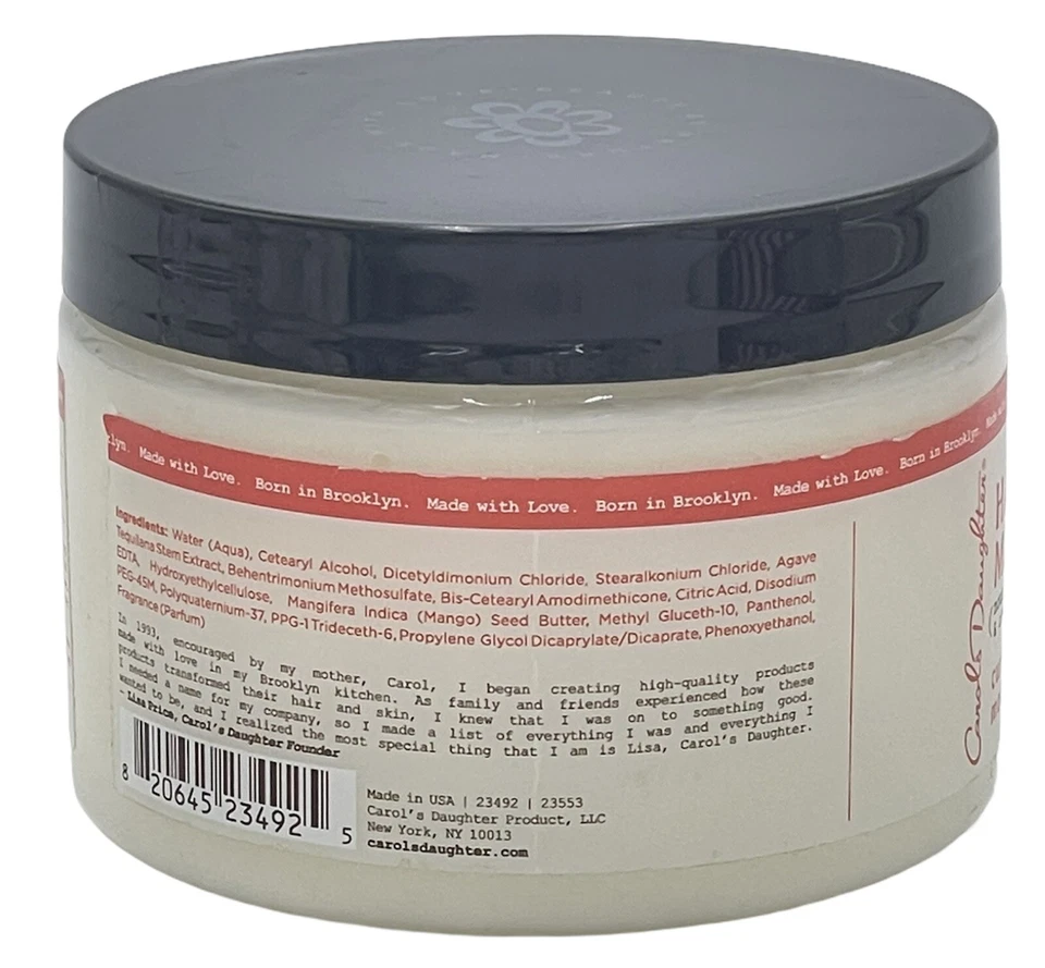 Mascarilla hidratante definidora de rizos de leche capilar Carol's Daughter 12 oz descontinuada difícil de encontrar Foto 4 de 4