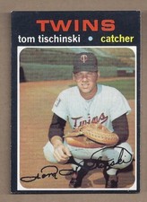 1971 Topps HIGH SHORT PRINT #724 TOM TISCHINSKI SP EX-NMT CONDITION