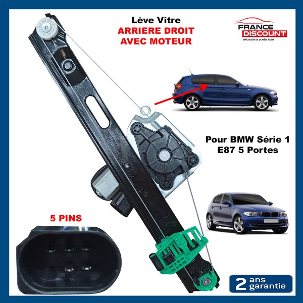 Fensterheber Hinten Rechts Passagier FüR Bmw Serie 1 E87 5 TüRen 67626927026-image