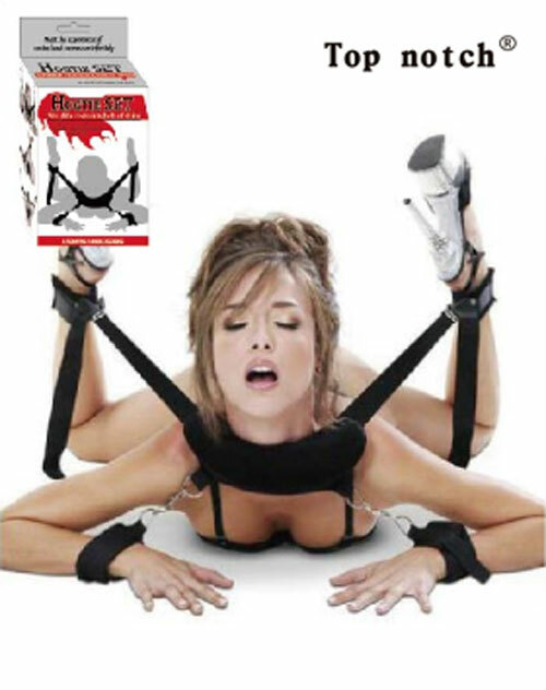 Hogtie Almohadilla para cuello con esposas manos y pies Top Notch bondage