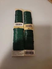 Lot Of 4 Panacea Paddle Wire 22 Gauge Green