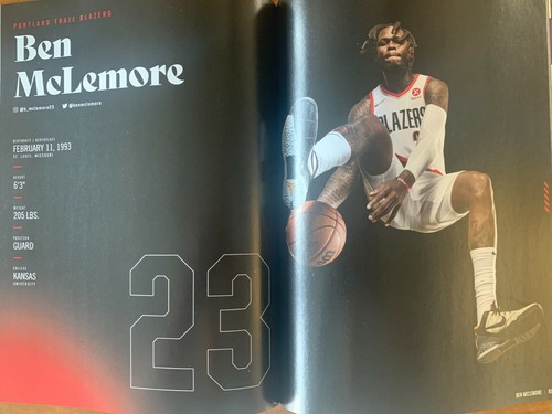2021-2022 ANUARIO DE PORTLAND TRAILBLAZERS NBA ¿FINALES DEL PROGRAMA DE BALONCESTO? 162 PGS - Imagen 2 de 3