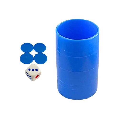 Pack De 4 Cubiletes Dados Y Fichas De Parchís - Imagen 3 de 6