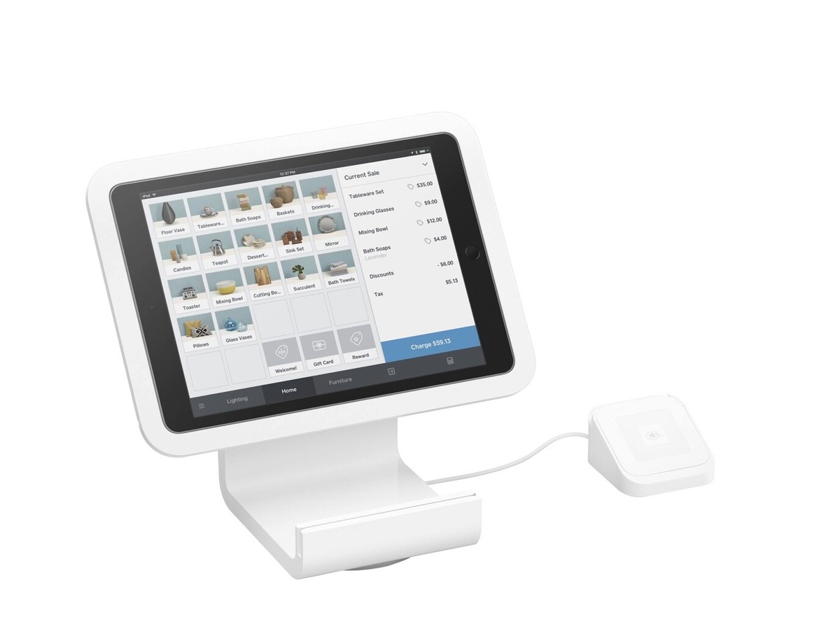 SQUARE STAND ‎A-SKU-0601　レジ Square Stand for iPad (1st Generation) + 10.2” iPad WiFi 64GB