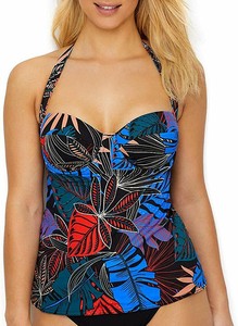 underwire bandeau tankini