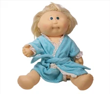 Cabbage Patch Splashin' Kid 1987 Hard Body HM#1 Shy Face Blond Hair Green Eyes