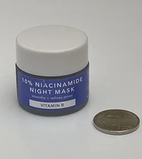 FARMACY 10% Niacinamide Night Mask Vitamin B Smooths+Refines Pores 9ml MINI SIZE
