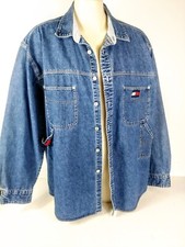 Tommy Hilfiger Tommy Jeans Chambray Denim Shirt Mens XXL