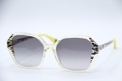 NEW WOOW SUPER SKY 2 COL.2471 CRYSTAL YELLOW TORT AUTHENTIC SUNGLASSES 53-17