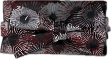 Stacy Adams Men's Bow Tie Hanky Red Charcoal Gray Black Silver Handmade 2.5"