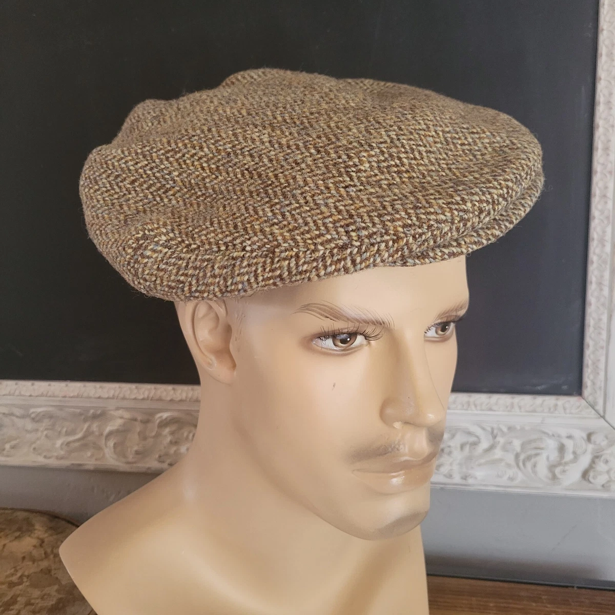 Harris Tweed Wool Men's Newsboy Caps for sale | eBay