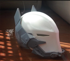 Arkham Knight Batman 1:1 3d Printing Helmet Unpainted White Full Mask In Stock