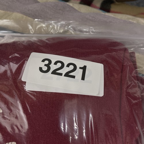 Superdry Hoodie Womens L Burgundy Red Pullover Spell Out Logo 54 - Picture 15 of 15