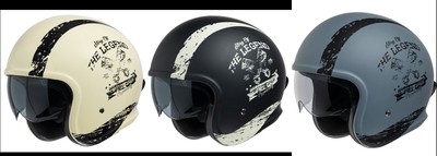 IXS 880 2.0 Jethelm Classic Motorrad Helm Rollerhelm mit Sonnenblende