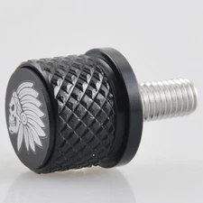 New Motorcycle Rear Seat Bolt Screw Skull Black Fit for Indian Chief Roadmaster