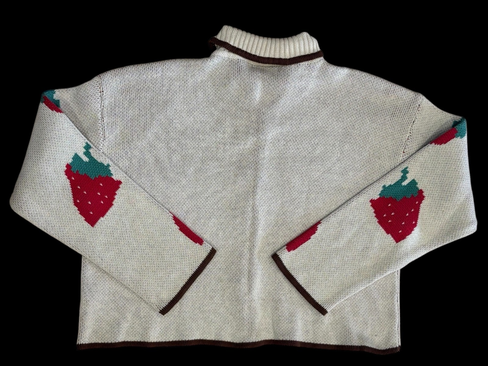 Emory Park Strawberry Fields Button Front Tight K… - image 5