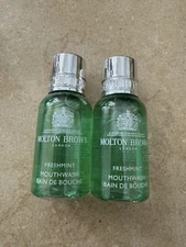 2 pcs Molton Brown London Refresh Mouth Wash 30ml/1 fl.oz each Travel Size