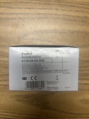 ABB 2/4-way control element. with RTR KNX Room th 6128/28-84-500