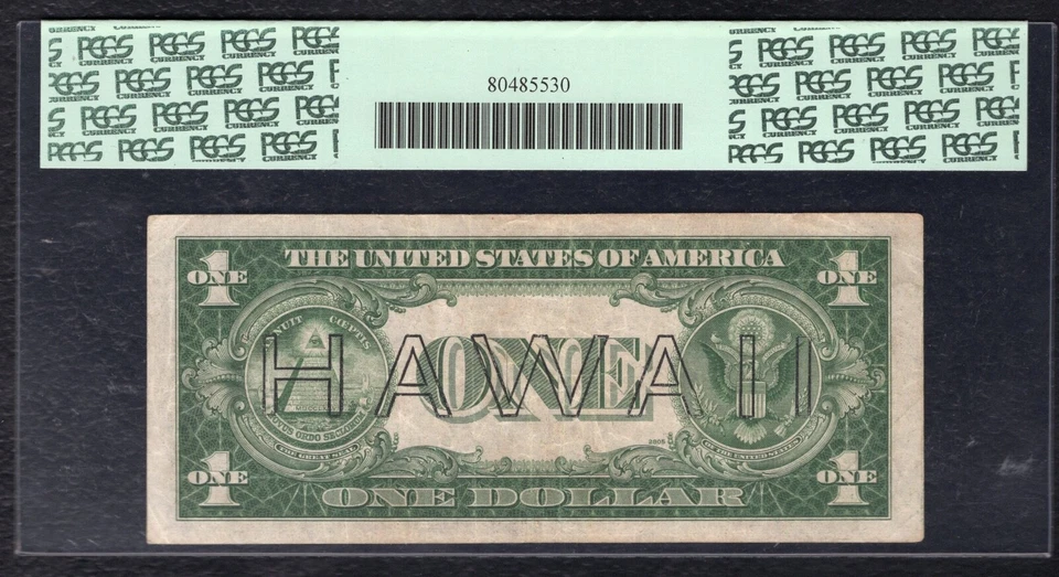 FR. 2300* 1935-A $1 *STAR* ”HAWAII” SILVER CERTIFICATE NOTE PCGS VERY FINE-30 - Image 2 of 2