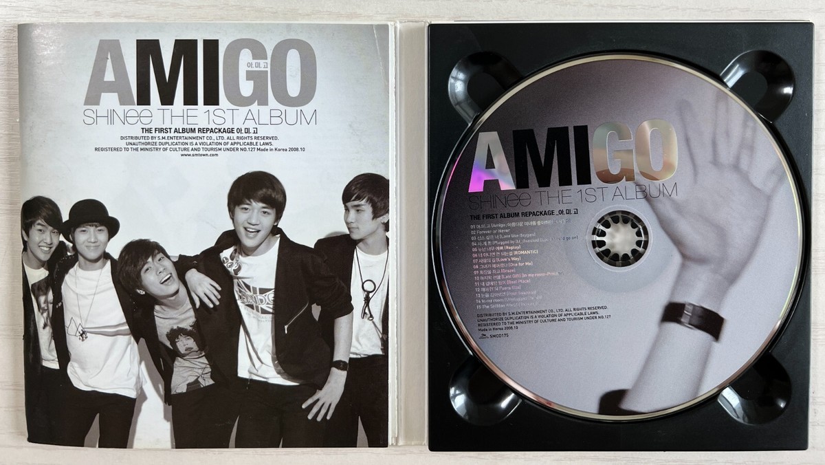 SHINee [AMIGO] Autographed Signed Album MINT RARE Fansign | eBay