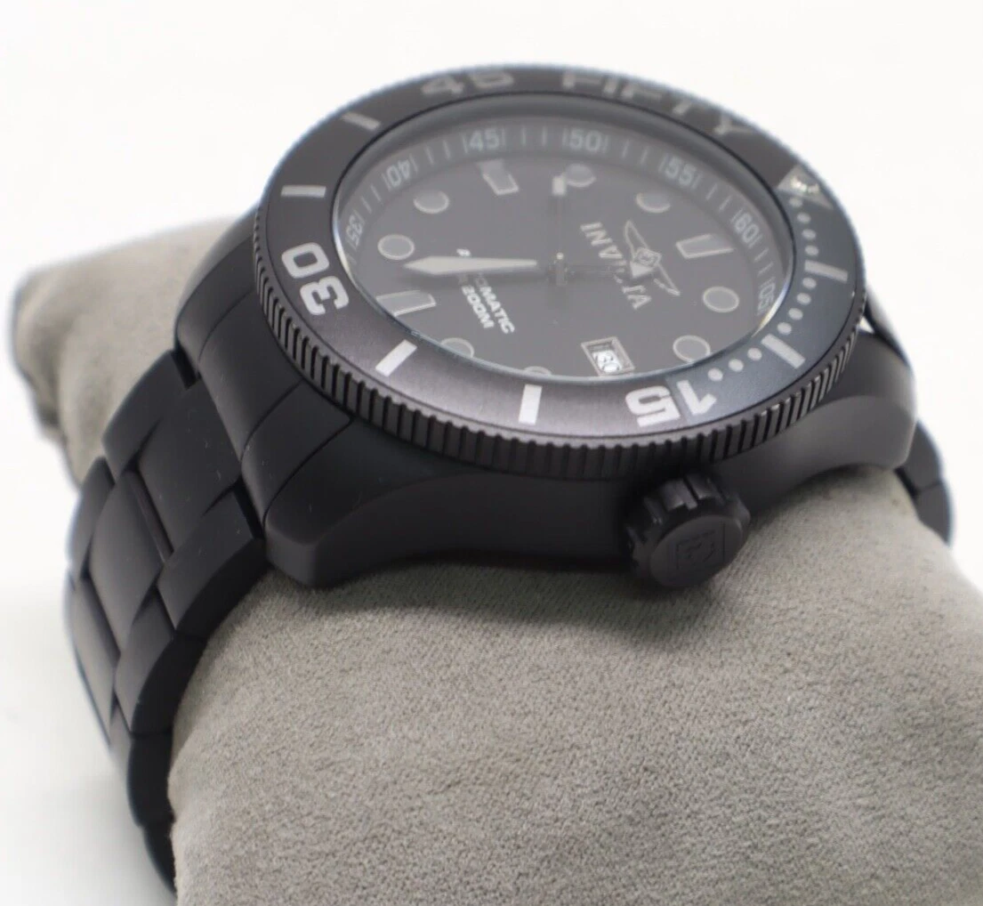 Invicta TI 22 Automatic Black Dial Titanium Men s Watch Fifty MM 20518