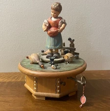 THORENS NEVER ON SUNDAY SWISS MUSIC BOX ORIGINAL Rare