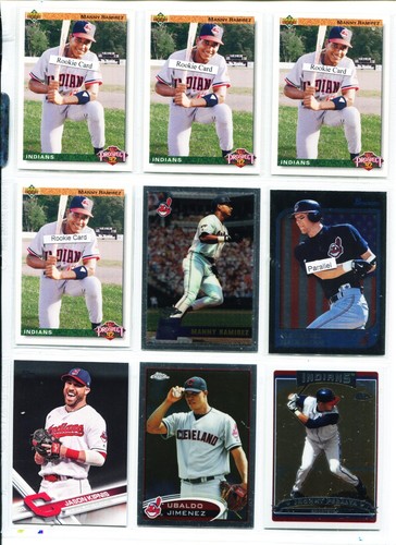 Guardians, Ramirez, Lindor, Kwan, Naquin, Sabathia, Kluber Rookie 216 Card Lot B - Picture 9 of 24