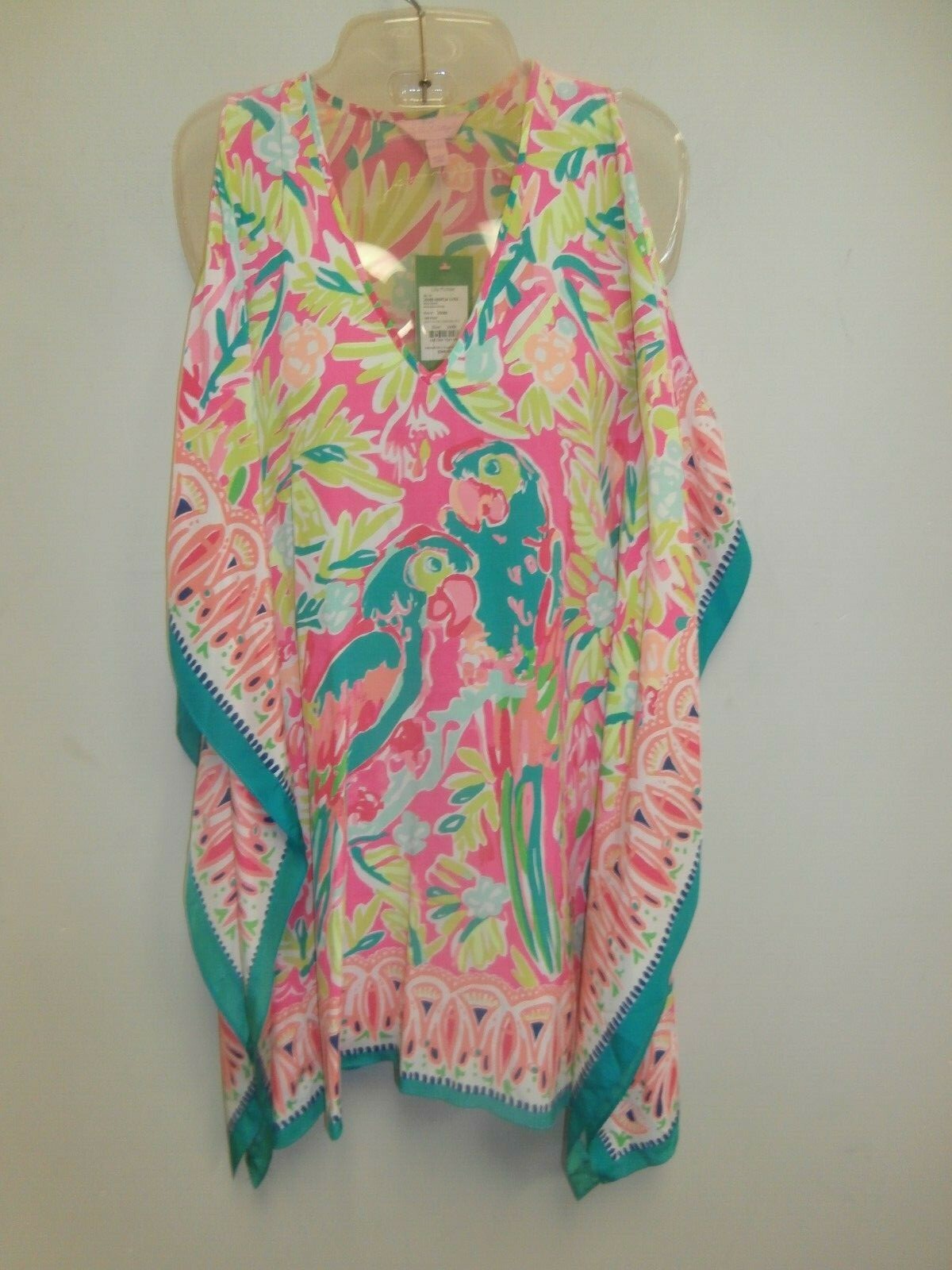 lilly pulitzer atlin silk caftan