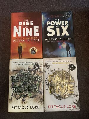 Pittacus Lore Books X 4 Novels Action Fantasy Adventure Hardcover Bundle (69)