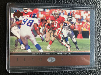 1996 Upper Deck Steve Young Team Trio Insert  #TT44 San Francisco 49ers HOF