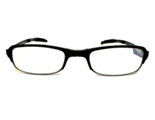 New Foster Grant Spare Pair RORY Black 2.00 Reading Glasses Soft Case FREE SHIP