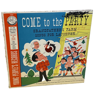 Come To The Party (Vinyl, 1954) Young People's Records 15003 VG LP Record Album